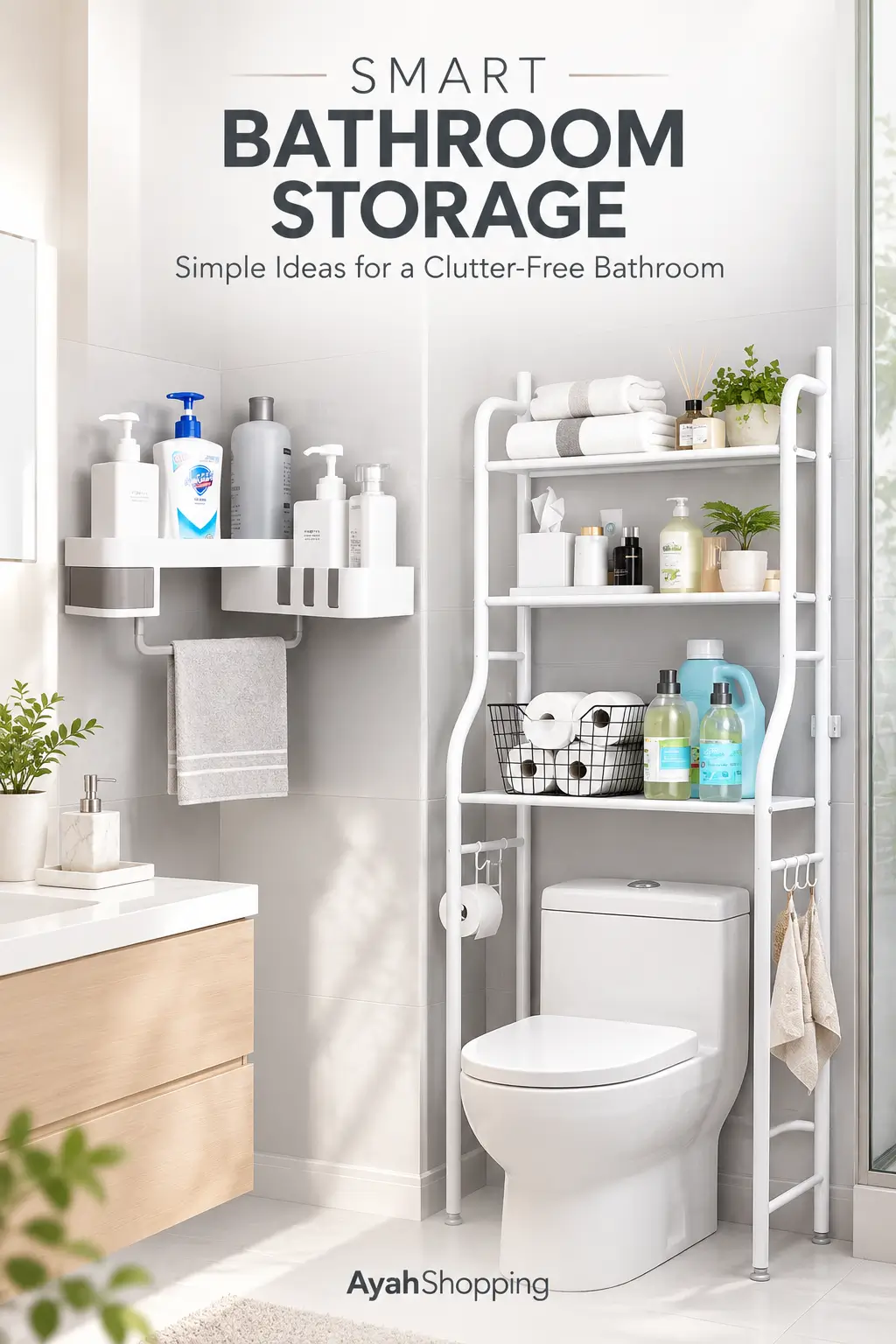 Over-the-Toilet Storage Rack
