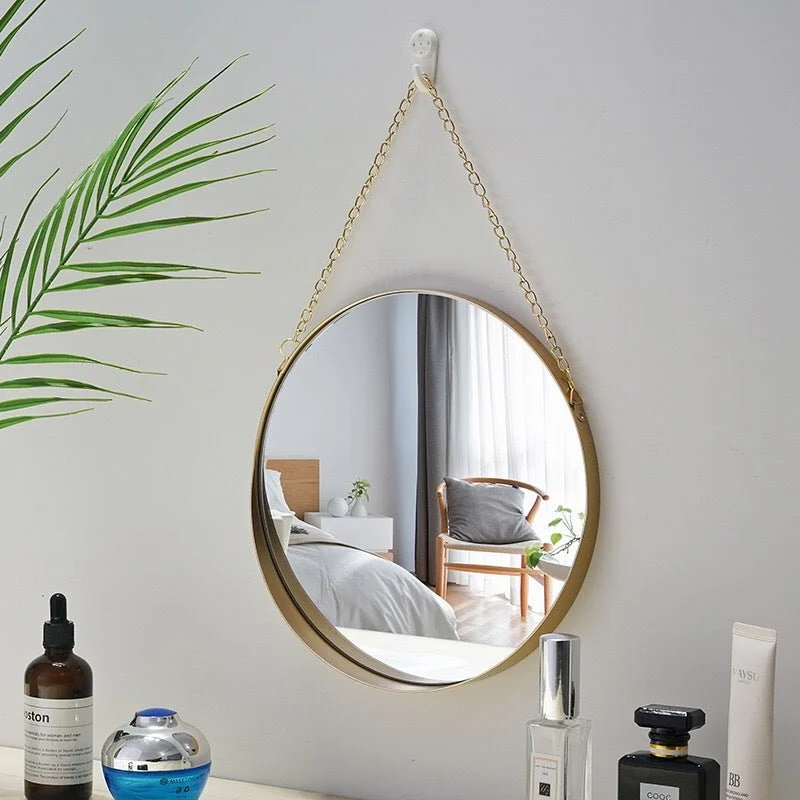 Wrought Iron Bathroom Wall Mirror - Image 3